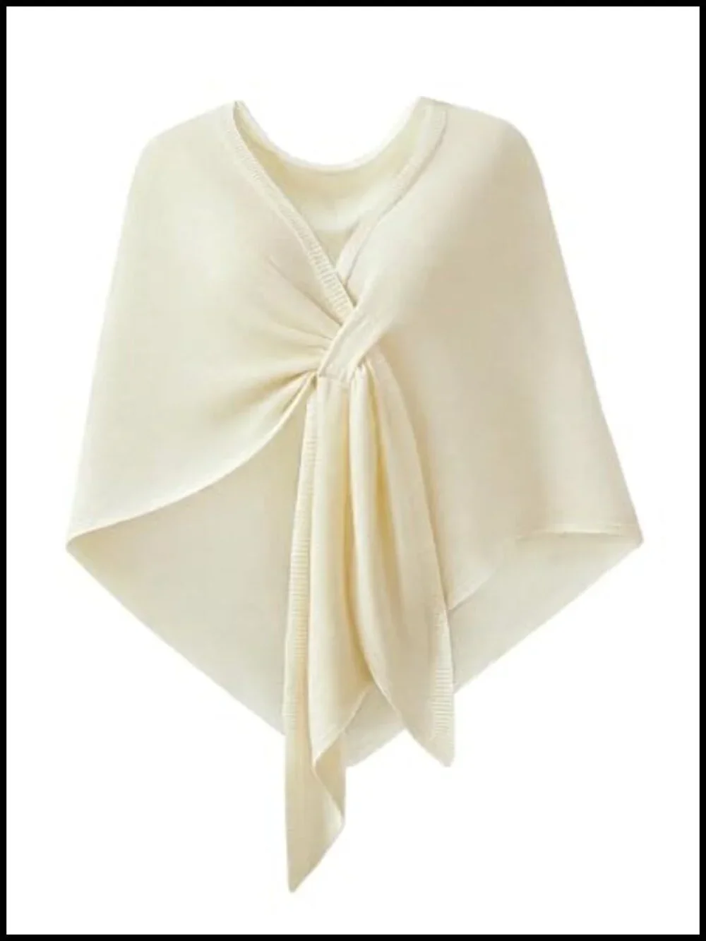 Pashmina Shawl Wrap Lightweight Knit Poncho Triangle Scarf